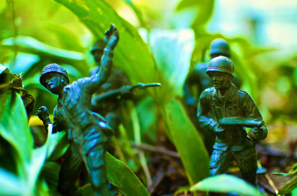 plastic army men