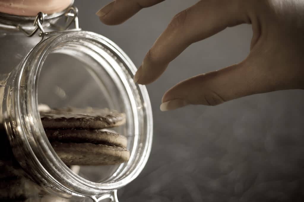 hand in the cookie jar