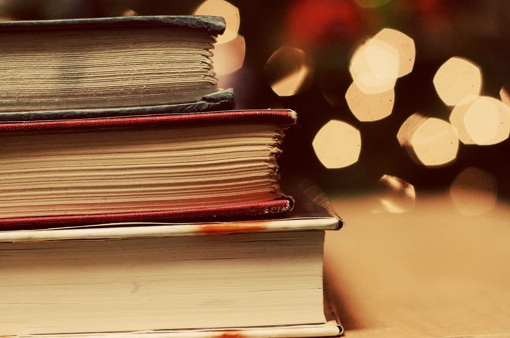 stack of books
