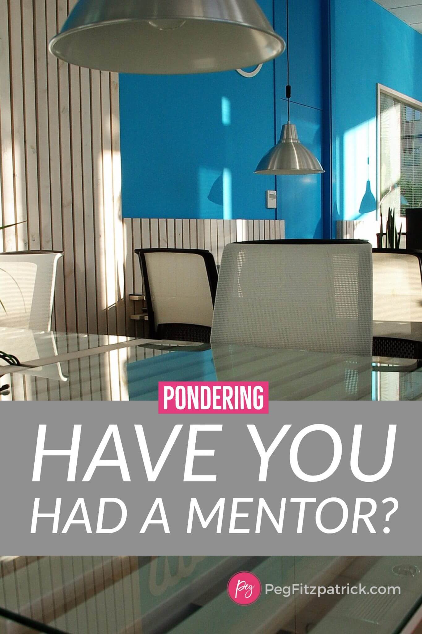 Have you had a mentor?