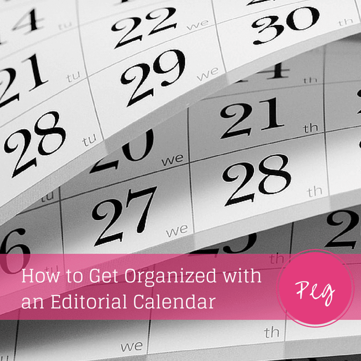 Save yourself time and effort by getting more organized with your blog and social media. Learn how to get organized with an editorial calendar - It's EASIER than you think!