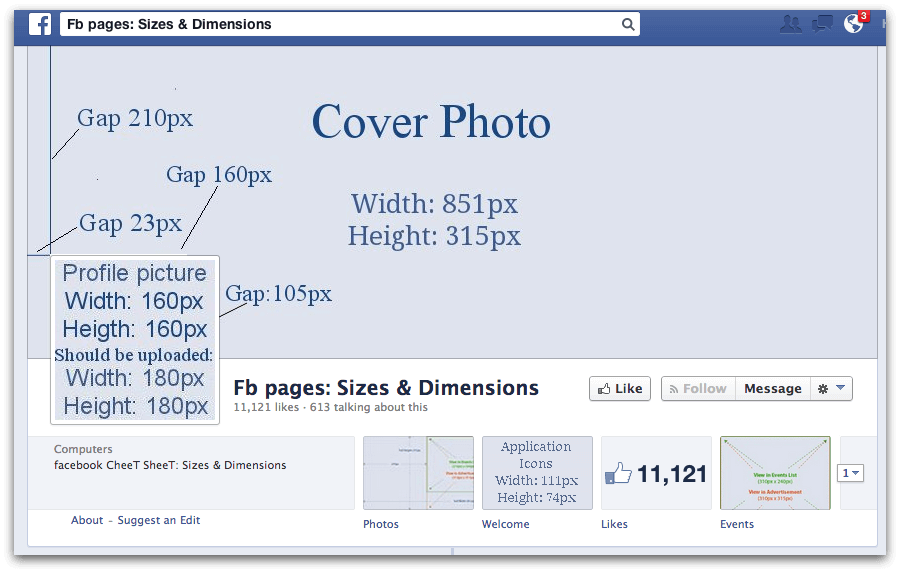 Facebook cover photo screenshot