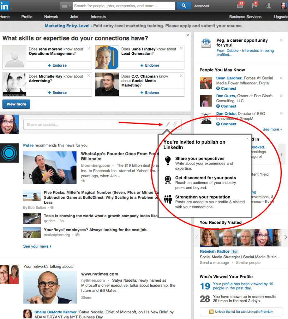 LinkedIn invitation