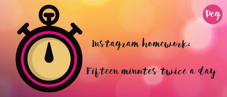 Fifteen minute Instagram challenge