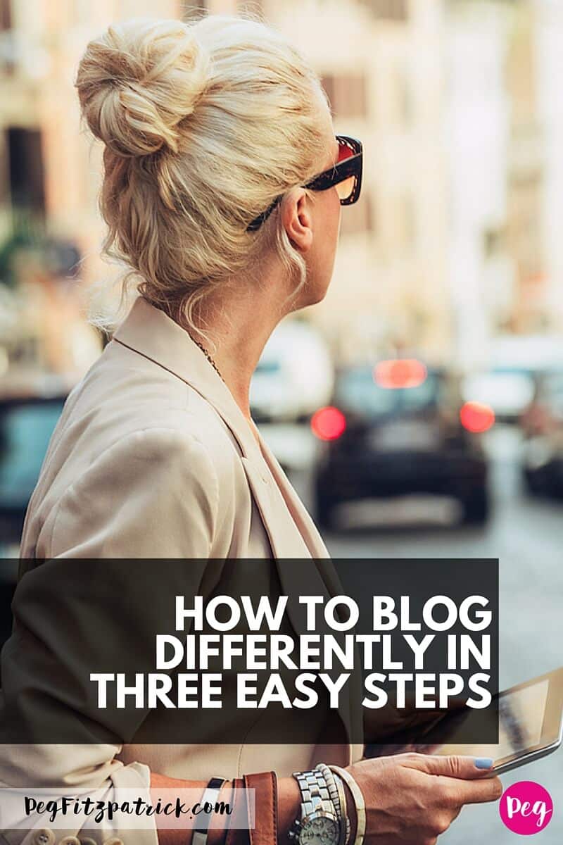 Being unique and standing out in the online world is crucial to your blog's success. Here's how! How to Blog Differently in Three Easy Steps.