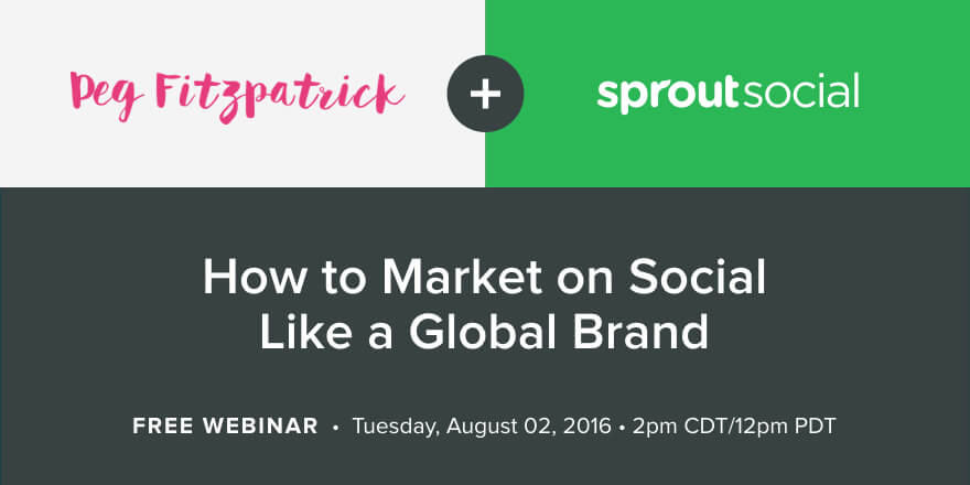 Sign up for our social strategy webinar