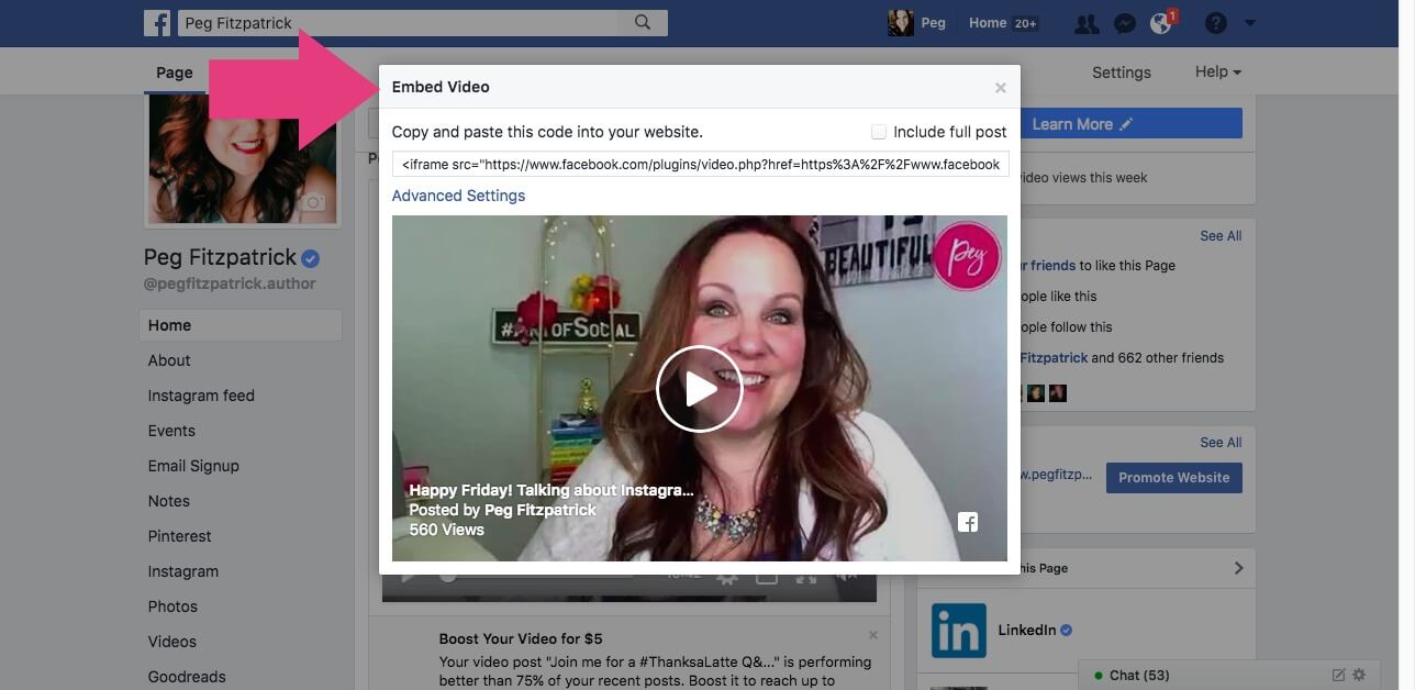 How to Embed a Facebook Live