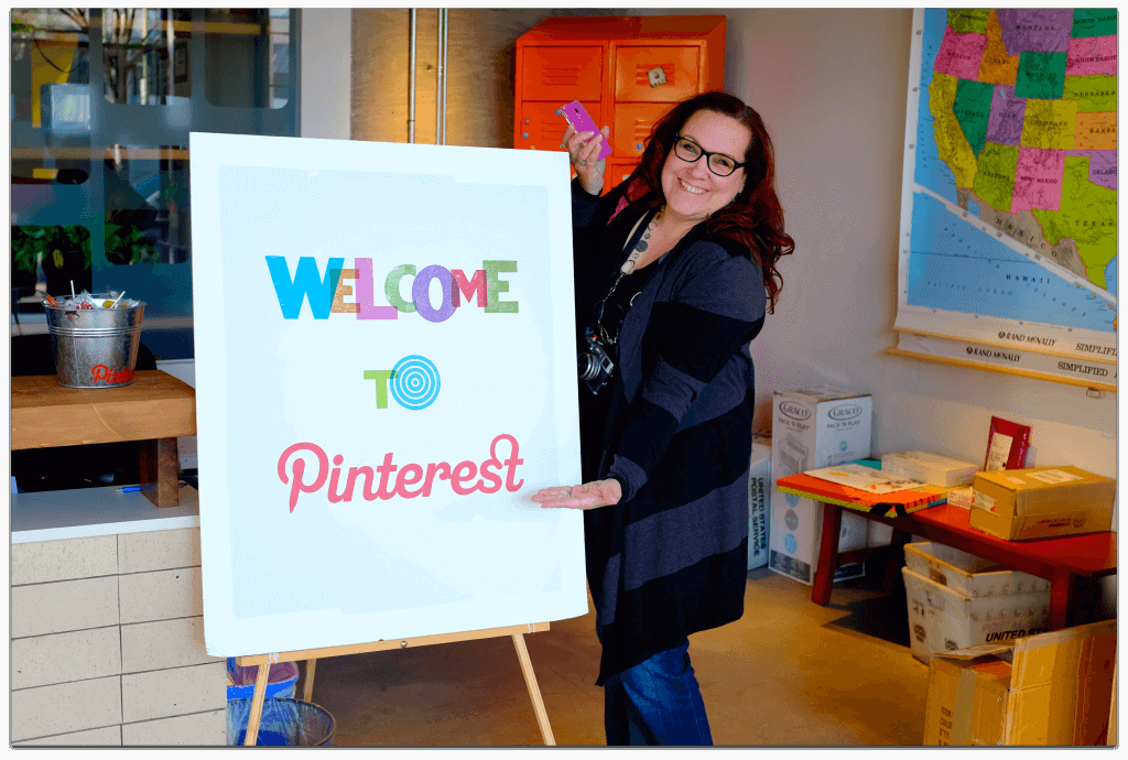 Peg Fitzpatrick at Pinterest Headquarters