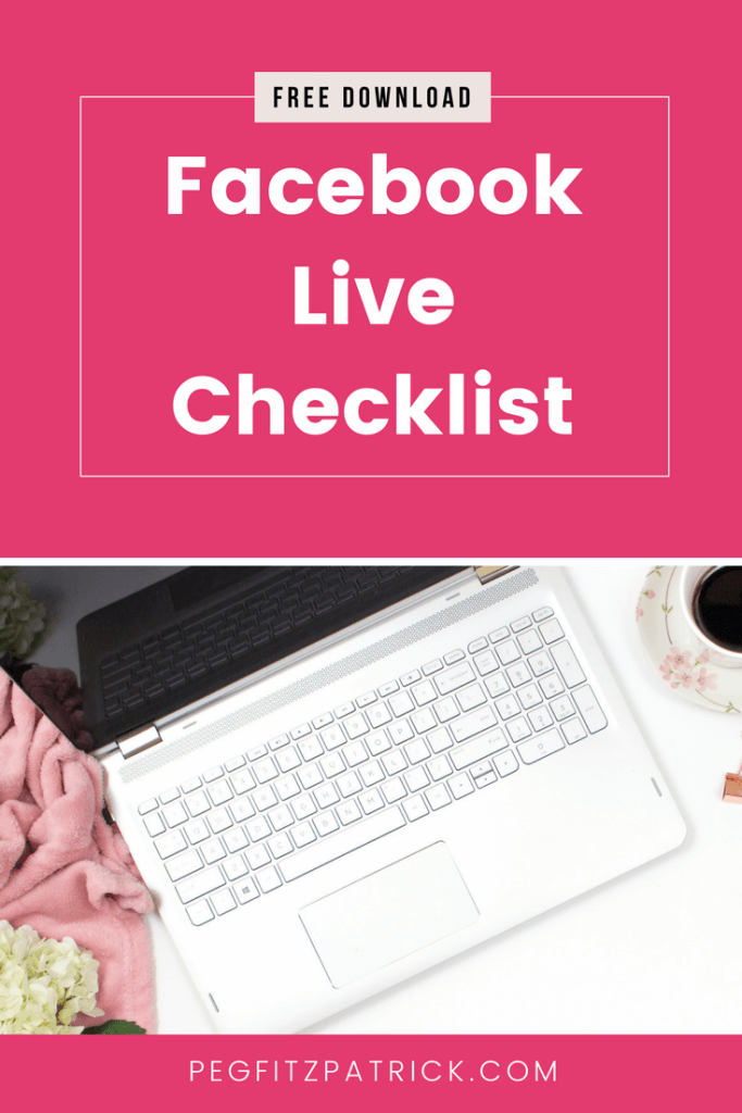 Grab your own Facebook Live Checklist